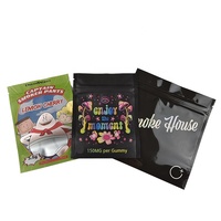 Sachets refermables personnalisés en PE avec fermeture éclair, certifiés ISO, pour aliments, diverses tailles, pour bonbons et herbes, avec impression sécurisée