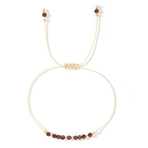 Bracelets ajustables élégants pour femmes, design tendance, pierres naturelles <span class=keywords><strong>de</strong></span> <span class=keywords><strong>naissance</strong></span> du <span class=keywords><strong>mois</strong></span>, perles <span class=keywords><strong>de</strong></span> cuivre mélangées, bracelet en perles fait à la main - Product Image 5