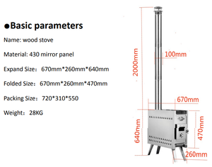 Venta directa de fábrica, tienda de campaña, <span class=keywords><strong>estufa</strong></span> de <span class=keywords><strong>Cassette</strong></span>, <span class=keywords><strong>estufa</strong></span> de calefacción de espacio Extra grande, <span class=keywords><strong>estufa</strong></span> de <span class=keywords><strong>leña</strong></span> de calefacción continua de larga duración, venta al por mayor - Product Image 6