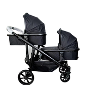 Ensemble de siège auto et poussette pour bébé de qualité supérieure Poussette double pour bébé de 0 à 3 ans