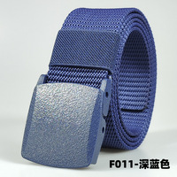 Ceinture tactique d'extérieur en nylon pour hommes Boucle de sport en toile PP non métallique Stock pour étudiants Pièces et accessoires de sac spécial
