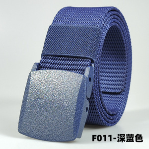 Cinturón táctico de nailon para exteriores para hombre, hebilla deportiva de lona PP, stock de estudiantes no metálicos, piezas y accesorios especiales para bolsas - Product Image 4