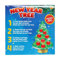 Kit d'expérimentation d'hydrogel, Arbre de Noël à faire soi-même, Kit d'artisanat parfait, Kit d'artisanat DIY naturel et sûr