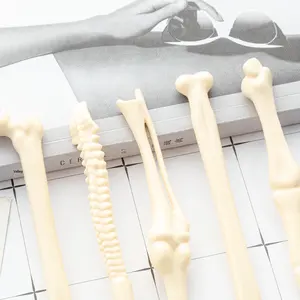 Nouveau Style Personnalité Quirky Bone Gel Stylo Creative Nouveauté Squelette Forme Réaliste Os En Plastique - Product Image 2