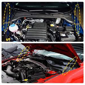 Amortiguadores de Portón Trasero para Honda <span class=keywords><strong>Civic</strong></span> <span class=keywords><strong>Type</strong></span> <span class=keywords><strong>R</strong></span> FK8 Hatchback 2017-2021, Varillas de Soporte para Elevación de Maletero, Pistón de Resorte de Gas - Product Image 5