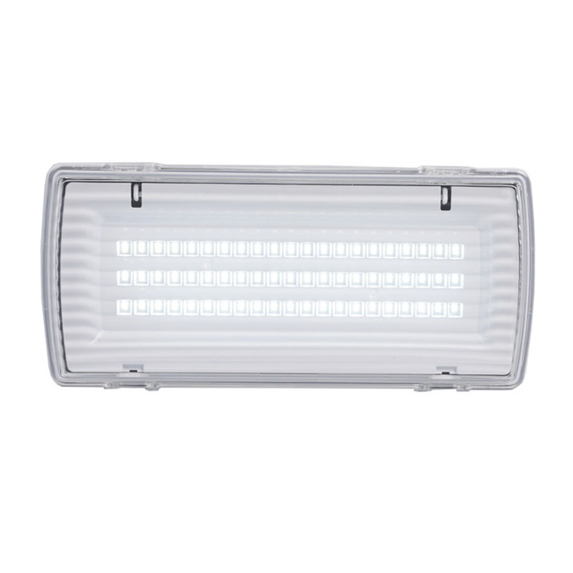 Waterproof LED Emergency Exit Sign Light Wall-mounted IP65 Outdoor High Brightness Lighting