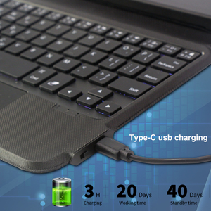 Funda desmontable con teclado inalámbrico para <span class=keywords><strong>Apple</strong></span> iPad mini 6, carcasa de protección contra caídas con diseño retroiluminado - Product Image 5