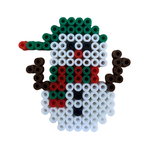 Bon prix, perles à enfiler de 5 mm, <span class=keywords><strong>jeu</strong></span> de puzzle, thème de Noël, tableau à chevilles, perles Perler, fabrication artisanale, perles colorées pour enfants - Product Image 4