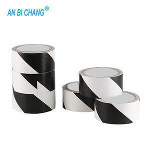 Ruban adhésif en caoutchouc sensible à la pression résistant à la chaleur en PVC, simple face, pour marquage de danger routier - Product Image 2