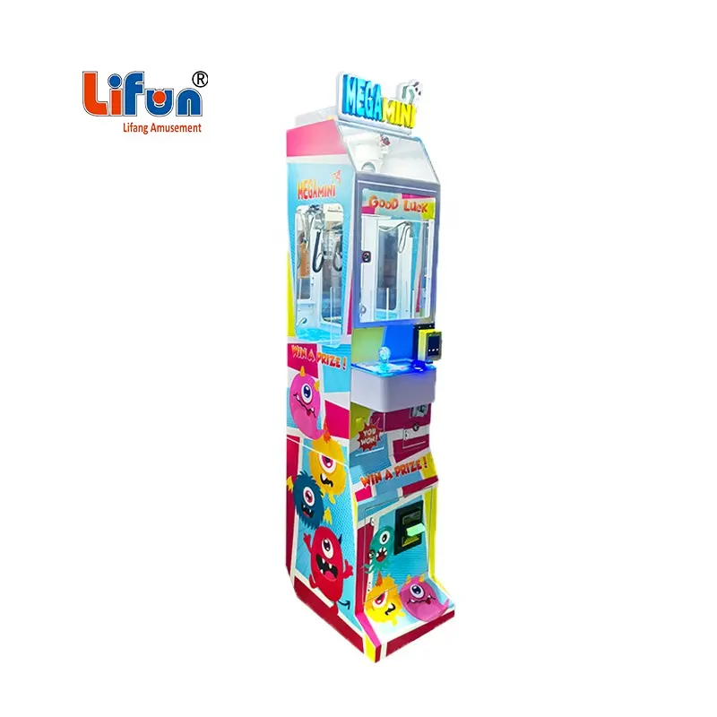 Lifun Kleine Klauw Kraan Machine Arcade Speelgoed Pluche Munt Aangedreven Games Mega Mini Klauw Machine