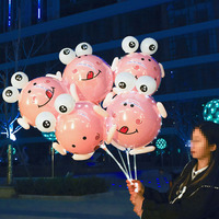Ballons en latex en forme de grenouille pour fêtes - Vente en gros, couleurs et tailles personnalisées, MOQ 500 pièces
