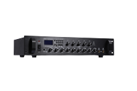 Système de sonorisation public 420W 5 zones, amplificateur mélangeur PA, montage en rack, Bluetooth, réverbération pour hôtel, école, mosquée, audio commercial