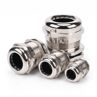 Presse-étoupe en laiton nickelé résistant aux chocs avec décharge de tension M27 M28 M30 IP68, presse-étoupe métallique pour machines, fixation de câble