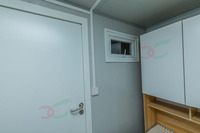 Cabine préfabriquée portable pour camping en plein air avec salle de bain, mini bureau conteneur, maison miniature