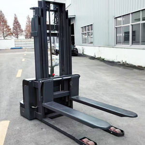 Apilador de paletas semieléctrico de elevación china, 2 toneladas, 1,5 toneladas, almacenes de almacenamiento en frío, tipo para caminar, carretilla elevadora eléctrica apilable - Product Image 3