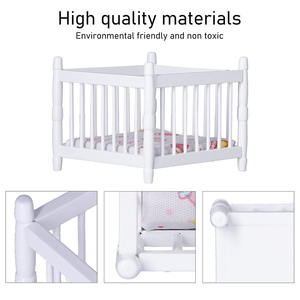 1:12 casa delle bambole Mini mobili camera dei bambini letto del bambino altalena - Product Image 3