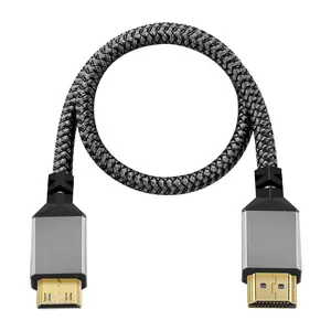 4K @ 60 Гц нейлоновая оплетка HD совместимый V2.0 HDMI к MINI HDMI MINIHDMI удлинитель штекер кабель 1 м/1,5 м/2 м/3 м/5 м/10 м hdtv