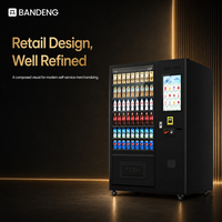 Sistema Expendedor de Productos BANDENG 6610Pro 22T, Diseñado para Programas de Snacks y Bebidas Variadas, con Refrigeración de 4°C a 25°C