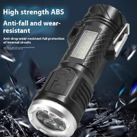Briquet électrique portatif d'urgence pour l'extérieur Mini lampe de poche multifonctionnelle étanche rechargeable pour le camping