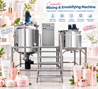 Machine à émulsionner sous vide pour la production de crème, gel et lotion