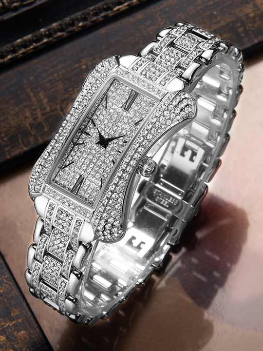Luxury Diamond Iced Out 18k Rose Gold Plated Davena Brand Lady Watch Japanese Quartz Watch For Lady - Buy Watch Woman,Watch Lady,Rose Gold Watch Product on Alibaba.com