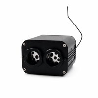 Moteur d'éclairage LED RVBW 20W à fibre optique, double port, double couleur, pour toit de voiture, plafonnier étoilé avec contrôle APP RF et musique