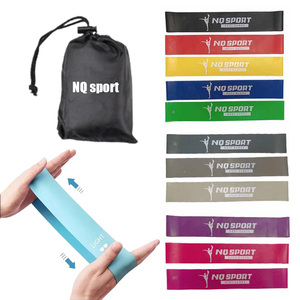 NQ SPORTS Bandas de Resistencia de Látex Personalizadas de 5 Piezas para Ejercicio, Yoga, Mini Bandas de Bucle, Bandas de Resistencia para Glúteos - Product Image 1