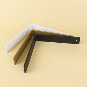 20*20Cm Nhiệm Vụ Nặng Nề Màu Đen Thép <span class=keywords><strong>L</strong></span> Góc Nẹp Kim Loại Kệ Khung Với Tường Treo Khung Vít Gỗ Cấu Trúc Khung Góc - Product Image 3