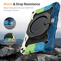 En gros Anti-chute Lourd Silicone De Protection PC À l'épreuve Des Enfants Stand Tablet Case Cover pour Samsung Galaxy Tab A9 A11 8.7 Pouces 2023