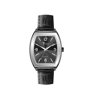 Montre à quartz minimaliste pour homme, boîtier en métal, bracelet en cuir 18 mm, bande de 5 mm, pour la mode, les affaires, les occasions décontractées et les soirées - Product Image 5