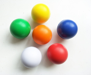 Balle anti-stress en PU avec logo imprimé, balle anti-stress ronde avec impression de logo personnalisé, cadeaux promotionnels, balle anti-stress ronde - Product Image 6