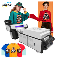 Nouvelle imprimante de transfert thermique DTF Xurong entièrement automatique de 60 cm, encre blanche, encre pigmentée CMYK, tête Epson - Créez des étiquettes multicolores personnalisées