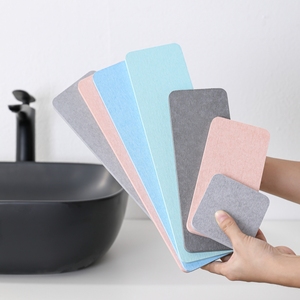 Platillo de planta de tierra de diatomeas de secado rápido que absorbe agua personalizado de alta calidad, Mostrador de cocina, bandeja de diatomita - Product Image 6