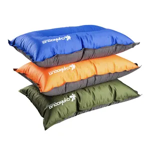 Custom Self-Inflating Pillow Inflatable Camping Pillow Foam Travel Pillow