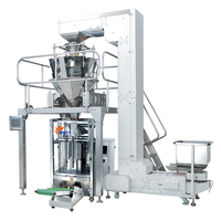 Machine automatique d'emballage pour snacks, céréales, grains et riz en sachets à fond bloc
