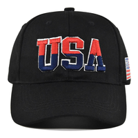 Gorra de Béisbol Bordada en 3D con la Bandera de EE. UU., Visera Curva Ajustable, para Hombres y Mujeres, Deportes al Aire Libre, Uso Casual, Gorra Patriótica para Papá