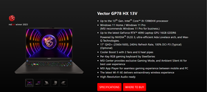 Original MSI Titan GP78HX Gamebook Laptop I9-13980HX RTX4090 Student Esports <strong>Book</strong> 17inch 240Hz IPS Esports Screen - Product Image 6
