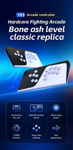 จอยสติ๊กต่อสู้ BaiSPai Y03 <span class=keywords><strong>Hitbox</strong></span> รุ่นดั้งเดิม พร้อม 3 โหมด เชื่อมต่อไร้สาย 2.4G และแบบมีสาย BT5.3 พร้อมตัวกันสั่นแบบแข็งแรง สำหรับการเล่นเกมแข่งขัน - Product Image 3
