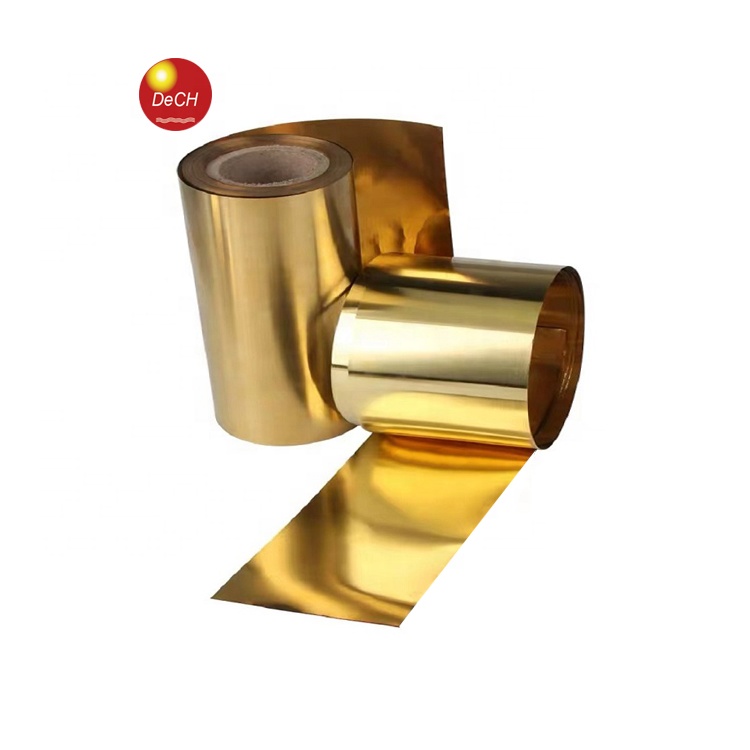 Латунная катушечная лента C2680 шириной 180-600 мм/Лента из медного сплава H65