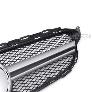 Parrilla Delantera Superior Negra/Plateada para Mercedes Benz Clase C W205 C200 C250 C300 C350 2015-2018 - Product Image 4