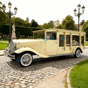 Classic Electric Limousines Beautiful Funeral Hearse Car Luxury Electric Funeral Hearse Vehicle Vintage Hearse - Product Image 1