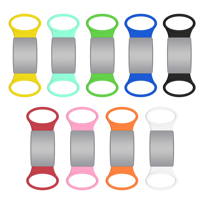 สายรัดสัตว์เลี้ยงสีดำพร้อมแผ่นสีเงิน30*12มม.