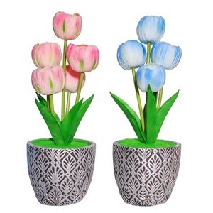 Lámpara Nocturna LED <span class=keywords><strong>de</strong></span> Tulipán Artificial con Batería Integrada, Control Táctil, Regalo Romántico <span class=keywords><strong>para</strong></span> Dormitorio, Lámpara <span class=keywords><strong>de</strong></span> Mesa <span class=keywords><strong>de</strong></span> Noche - Product Image 5