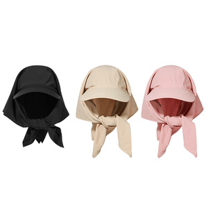 Nhanh chóng làm khô Turban ngoài trời Knot trở lại Thể Thao Mũ headscarf Sun <span class=keywords><strong>Visor</strong></span> <span class=keywords><strong>hat</strong></span> Bandana Turban vuông khăn cap Mũ bóng chày cap - Product Image 4