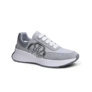 Hot Thick Sole Small White Shoes With Color Matching Lace Up To Enhance Running Sports Leisure And Versatile Women's Dad Shoe