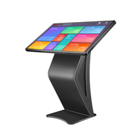 Quiosco interactivo horizontal personalizado, soporte de suelo 4K Full HD, publicidad, autoservicio digital, quiosco con pantalla táctil