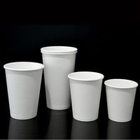 Gobelets jetables en papier kraft de qualité alimentaire, qualité export, pour boissons chaudes/froides, paroi simple, logo personnalisé, tailles personnalisées