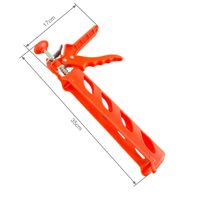 Outil de calfeutrage manuel portable de qualité industrielle pour boîte en plastique de construction, applicateur de mastic facile à utiliser, fournisseur direct