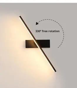 Moderno creativo di vendita calda LED luce <span class=keywords><strong>da</strong></span> parete specchio frontale Make-up luce dell'atmosfera luce per soggiorno bagno - Product Image 2