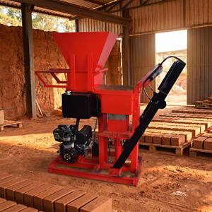 Máquina Manual Hidráulica de Alta Presión para Ladrillos de Arcilla Eco <span class=keywords><strong>Brava</strong></span> para el Mercado Africano - Product Image 1